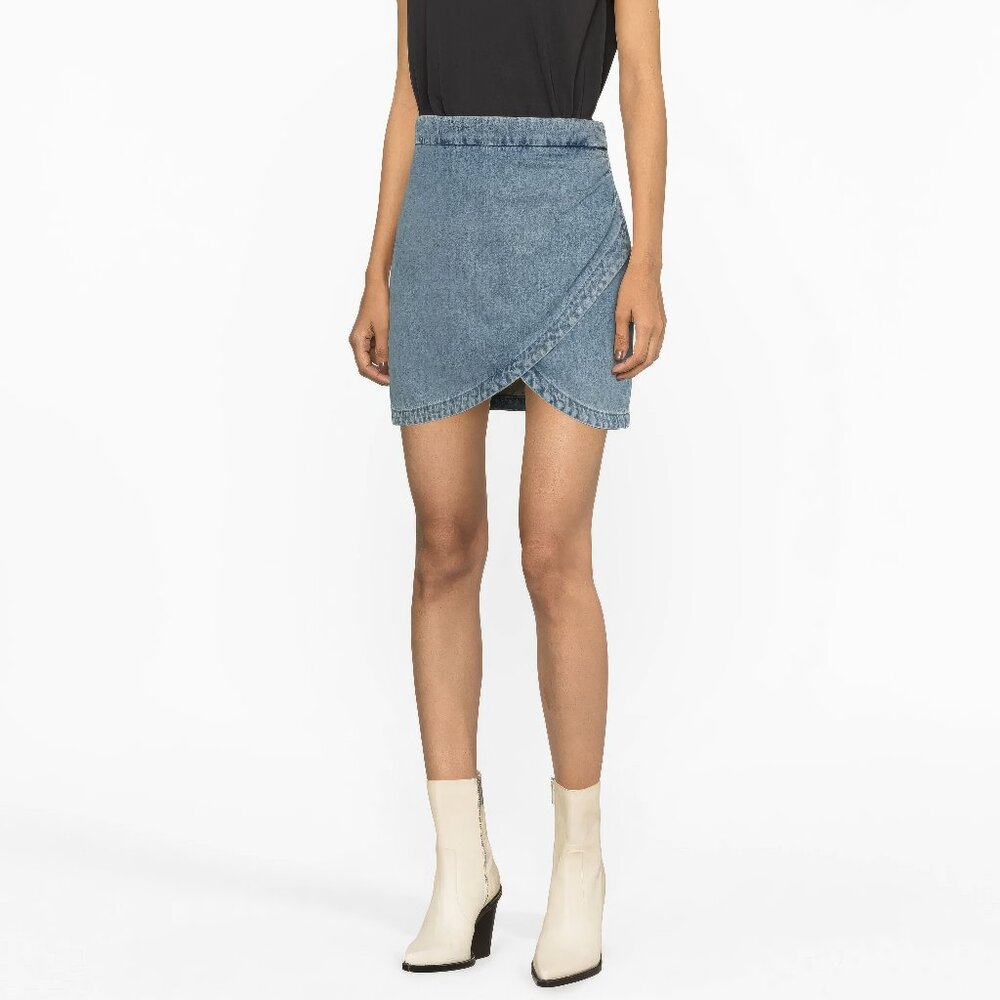 EUC Zadig & Voltaire Julipe denim skirt